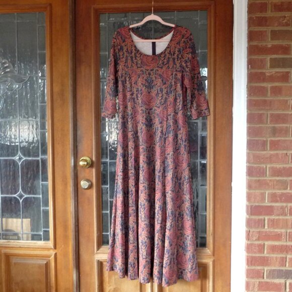 SOFT SURROUNDINGS ALCOTT MAXI DRESS MEDIUM - Picture 3 of 9